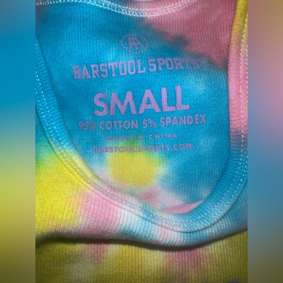 Call Her Daddy x Barstool Sports tie-dye crop tank purple logo OG DADDY GANG - Picture 6 of 15